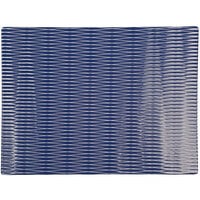 Elite Global Solutions M978RC-LAP Jewel 12 3/4" x 9 7/8" Blue Textured Melamine Platter