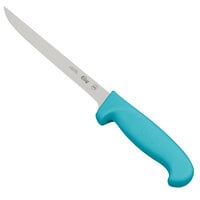 Choice 8" Narrow Semi-Stiff Fillet Knife with Neon Blue Handle