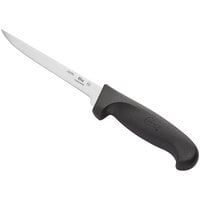 Choice 6" Narrow Stiff Boning Knife with Black Handle