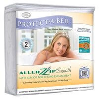 Protect-A-Bed AllerZip Smooth Twin Size Asthma and Allergy Friendly Mattress / Boxspring Encasement - 38 inch x 75 inch x 9 inch
