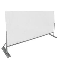 Channel SDDC-4832 32 inch x 48 inch Aluminum / Acrylic Countertop Social Distancing Divider