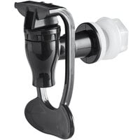 Acopa Hands-Free Replacement Black Spigot for Beverage Dispensers