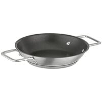 Vigor 8 inch Stainless Steel Non-Stick Fry Pan with Aluminum-Clad Bottom, Dual Handles, and Excalibur Coating