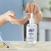 Purell® 4102-12-S Advanced 8 oz. Gel Instant Hand Sanitizer with Pump - 12/Case