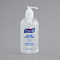 Purell® 4102-12-S Advanced 8 oz. Gel Instant Hand Sanitizer with Pump - 12/Case