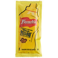 French's Classic Yellow Mustard 7 Gram Portion Packet - 500/Case