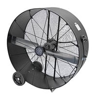 TPI PB 48-D-OP 48 inch 1-Speed Fixed Direct Drive Industrial Drum Fan - 3/4 hp, 1,1800 CFM