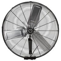 TPI CACU 24-W 24 inch 3-Speed Fixed Industrial Wall-Mount Fan - 1/4 hp, 3,400 CFM