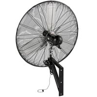 TPI CACU 30-WO 30 inch 3-Speed Oscillating Industrial Wall-Mount Fan - 1/4 hp, 4,200 CFM
