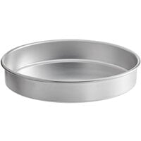 Choice 11 inch x 2 inch Round Straight Sided Aluminum Cake Pan