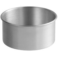 Choice 6" x 3" Round Straight Sided Aluminum Cake Pan