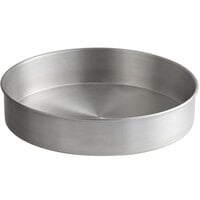 Choice 14" x 3" Round Straight Sided Aluminum Cake Pan