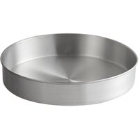 Choice 16 inch x 3 inch Round Straight Sided Aluminum Cake Pan