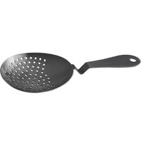 Arcoroc by Chris Adams MT002 Mix Collection 7" Matte Black Stainless Steel Julep Strainer by Arc Cardinal