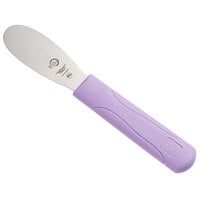 Mercer Culinary M18790PU Millennia® 3 1/2" Purple Allergen-Free Smooth Sandwich Spreader