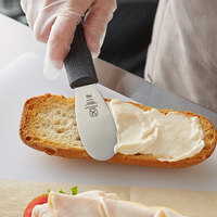 Mercer Culinary M18790 Millennia® 3 1/2 inch Black Smooth Sandwich Spreader