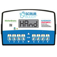 Kitchen Brains (FAST) Scrub Buddy Digital 8-Product Battery Timer with Automated Handwashing Reminders