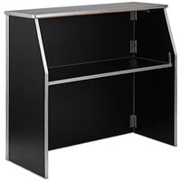 Flash Furniture XA-BAR-48-BK-GG 47 3/4" Black Laminate Portable Bar
