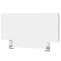 Rosseto TD006 Avant Guarde 42 13/16 inch x 20 inch Tabletop Divider with Extension and Brackets