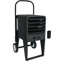 King Electric PKB2010-1-P PKB Platinum Portable Electric Utility Heater with LED Display and Remote Control - 208V, 1 Phase, 10 kW