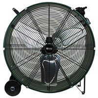 King Electric DFC-36D 36 inch 2-Speed Fixed Direct Drive Industrial Drum Fan - 1/3 hp, 11280 CFM