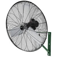 King Electric WFO-24 24 inch 3-Speed Oscillating Direct Drive Industrial Wall-Mount Fan - 1/6 hp, 7500 CFM