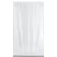 American Metalcraft RPC4872 48 inch x 72 inch Clear PVC Restaurant Partition