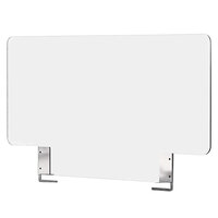 Rosseto TD005 Avant Guarde 36 13/16 inch x 20 inch Tabletop Divider with Extension and Brackets