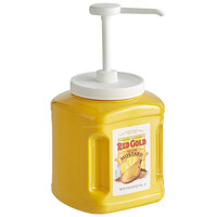Red Gold Yellow Mustard 105 oz. Plastic Jug with Pump - 6/Case