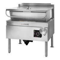 Cleveland SGL-30-TR Natural Gas 30 Gallon DuraPan Open Base Tilt Skillet - 91,000 BTU