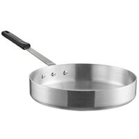 Choice 7 Qt. Aluminum Saute Pan with Black Silicone Handle