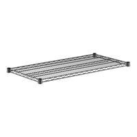 Regency 21" x 42" NSF Black Epoxy Wire Shelf