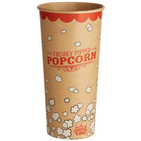 Carnival King Kraft 24 oz. Popcorn Cup - 50/Pack