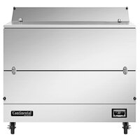 Continental Refrigerator MC4N-SS-S 49 inch Stainless Steel 1 Sided Forced Air Milk Cooler