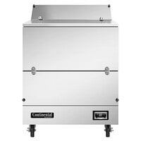 Continental Refrigerator MC3N-SS-D 34 inch Stainless Steel 2 Sided Forced Air Milk Cooler