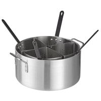 Choice 5-Piece Vegetable and Pasta Cooker Set with 20 Qt. Aluminum Pot and 5 Qt. Stainless Steel Insets