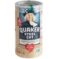 Quaker 30 oz. Steel Cut Oats - 12/Case