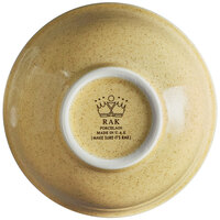 RAK Porcelain GNNNBW10CB Genesis Glossy 5.4 oz. Creme Brule Round Porcelain Bowl - 12/Case