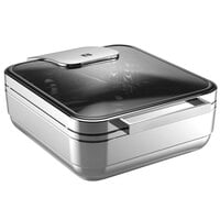 Hepp by BauscherHepp 57.0021.6040 Arte Square 2/3 Size Stainless Steel Induction Plus Chafer
