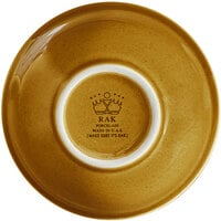 RAK Porcelain GNNNBW10CA Genesis Glossy 5.4 oz. Caramel Round Porcelain Bowl - 12/Case