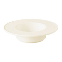 RAK Porcelain NOSA1 Nordic 3 15/16" Warm White Porcelain Saucer - 12/Case