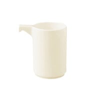 RAK Porcelain NOCR15 Nordic 5.05 oz. Warm White Porcelain Creamer - 6/Case