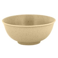 RAK Porcelain GNNNBW12AL Genesis Mat 9.15 oz. Silky Almond Round Porcelain Bowl - 12/Case