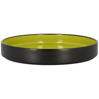 RAK Porcelain FRNODP27GR Fire 10 5/8 inch Green Deep Porcelain Plate - 6/Case