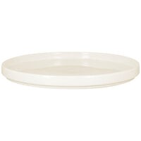 RAK Porcelain NOLD27 Nordic 10 5/8" Warm White Porcelain Round Rimless Plate / Lid - 6/Case