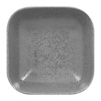 RAK Porcelain SHAUSB11 Shale 5.6 oz. Grey Square Porcelain Dish - 24/Case