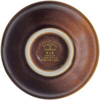 RAK Porcelain GNNNBW10CL Genesis Glossy 5.4 oz. Brilliant Clove Round Porcelain Bowl - 12/Case