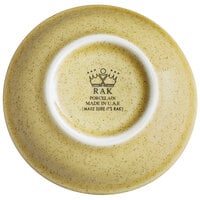 RAK Porcelain GNNNBD07CB Genesis Glossy 3.05 oz. Creme Brule Porcelain Butter Dish - 12/Case