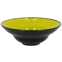 RAK Porcelain FRCLXD23GR Fire 9 1/16" Green Round Wide Rim Extra Deep Porcelain Plate - 6/Case