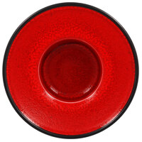 RAK Porcelain FRNOSA2RD Fire 5 1/2 inch Red Porcelain Saucer - 6/Case